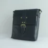 Black Crocodile Texture Leather Crossbody Bag for Men 2 Black Crocodile Texture Leather Crossbody Bag for Men 2