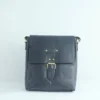 Black Crocodile Texture Leather Crossbody Bag for Men 3 Black Crocodile Texture Leather Crossbody Bag for Men 3