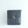Black Crocodile Texture Leather Crossbody Bag for Men 6 Black Crocodile Texture Leather Crossbody Bag for Men 6