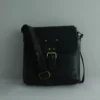 Black Crocodile Texture Leather Crossbody Bag for Men 7 Black Crocodile Texture Leather Crossbody Bag for Men 7