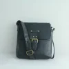 Black Crocodile Texture Leather Crossbody Bag for Men 8 Black Crocodile Texture Leather Crossbody Bag for Men 8