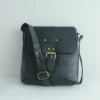 Black Crocodile Texture Leather Crossbody Bag for Men 9 Black Crocodile Texture Leather Crossbody Bag for Men 9