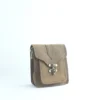 Black Handmade Leather Camera Satchel with Antique Lock 8
