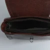 Brown Handmade Leather Mini Satchel Bag for Women 9