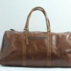 Classic Leather Barrel Duffel Bag for Men 1