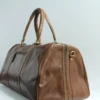 Classic Leather Barrel Duffel Bag for Men 3
