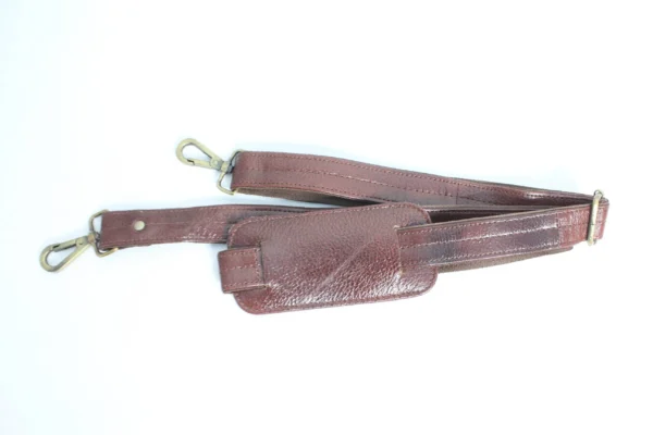 Classic Leather Barrel Duffel Bag for Men 6