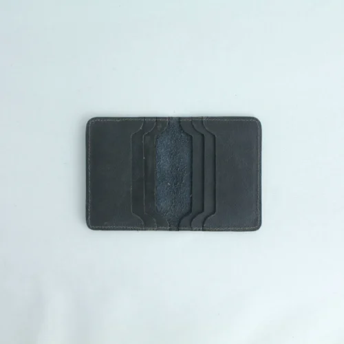 Compact Bifold Leather Card & Cash Holder 1