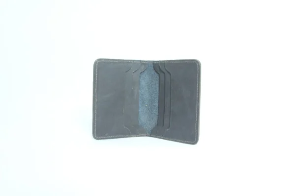 Compact Bifold Leather Card & Cash Holder 2