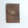 Compact Multi-Pocket Leather Card Organizer 1