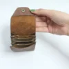 Compact Multi-Pocket Leather Card Organizer 10