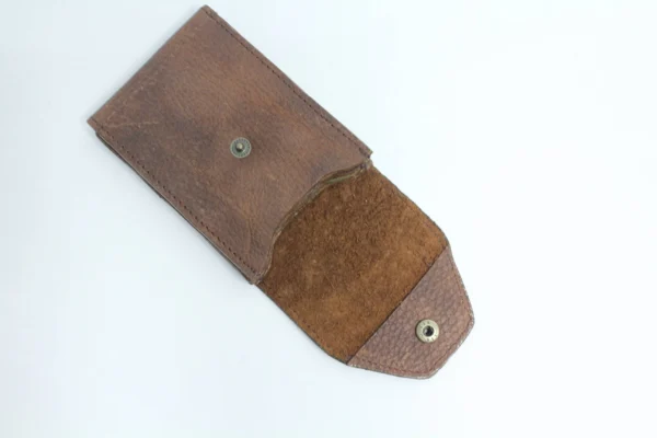 Compact Multi-Pocket Leather Card Organizer 6