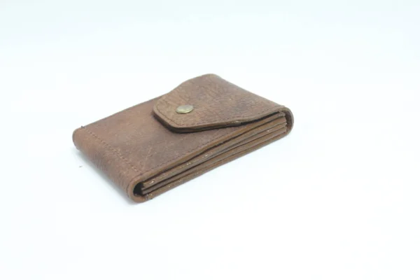 Compact Multi-Pocket Leather Card Organizer 9