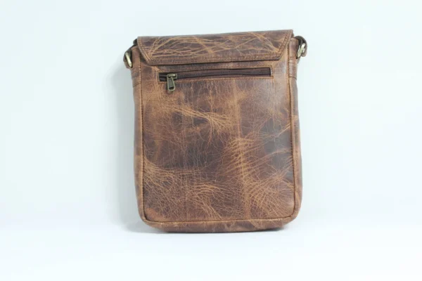 Crazy Horse Leather Crossbody Sling Bag for Men 5