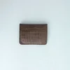 Croc-Embossed Genuine Leather Card Holder 3