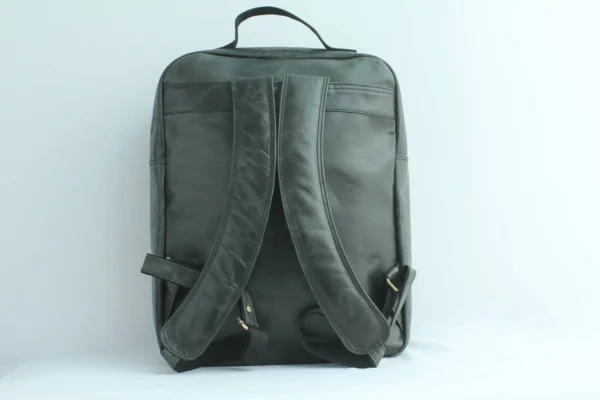 Genuine Leather Office Backpack – Front Buckle Design 5
