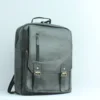 Genuine Leather Office Backpack – Front Buckle Design 7