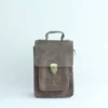Handcrafted Full Grain Leather Mini Satchel Crossbody Bag 1