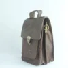 Handcrafted Full Grain Leather Mini Satchel Crossbody Bag 3