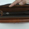 Handcrafted Full Grain Leather Passport & Document Organizer Wallet 6