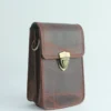 Handcrafted Full Grain Leather Phone Sling Bag 6