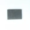 Handcrafted Grey Leather Card Wallet with Multicolour Patchwork Interior 5