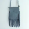 Handcrafted Hairon Leather Fringe Crossbody Bag for Women 3