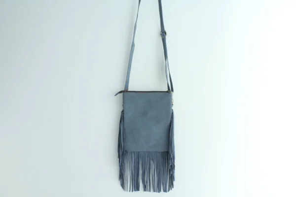 Handcrafted Hairon Leather Fringe Crossbody Bag for Women 5