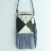 Handcrafted Hairon Leather Fringe Crossbody Bag for Women 9