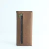 Handcrafted Whipstitch Leather Trifold Wallet Clutch 10