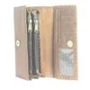 Handcrafted Whipstitch Leather Trifold Wallet Clutch 5
