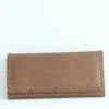 Handcrafted Whipstitch Leather Trifold Wallet Clutch 7