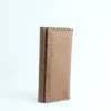 Handcrafted Whipstitch Leather Trifold Wallet Clutch 9
