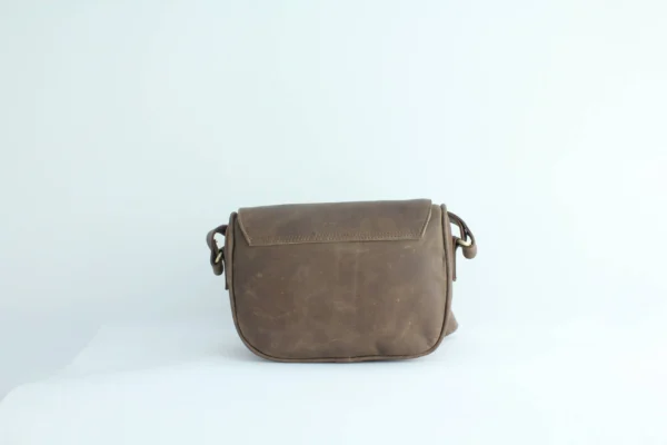 Horse Leather Saddle Crossbody Bag – Handmade Everyday Sling 1