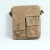 Leather Crossbody Sling Bag for Men – Vintage Buckle Flap 1