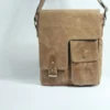 Leather Crossbody Sling Bag for Men – Vintage Buckle Flap 4