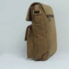 Leather Crossbody Sling Bag for Men – Vintage Buckle Flap Distressed Tan 4