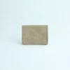 Sand-Beige Genuine Leather Mini Bifold Card Holder 2 Sand-Beige Genuine Leather Mini Bifold Card Holder 2