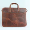 Slim Leather Laptop Portfolio Bag - Cognac Tan 2 Slim Leather Laptop Portfolio Bag - Cognac Tan 2