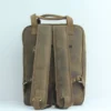 Slim Vertical Leather Slim Tech Backpack for Men 2