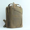 Slim Vertical Leather Slim Tech Backpack for Men 3