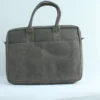 Vintage Crazy Horse Leather Office Bag for Men 2