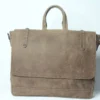 Vintage Distressed Leather Office Tote Bag for Men 4