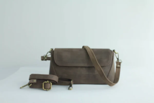 Vintage Genuine Leather Flap Crossbody Bag – Handmade Everyday Shoulder Purse 6
