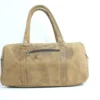 Vintage Leather Gym Duffel Bag - Compact Travel Holdall 7