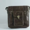Vintage Leather Sling Bag for Men - Espresso Brown 8 (2)